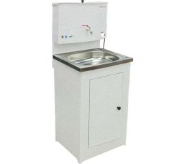 Рукомойник АКВАТЕКС металл, 500x450, белое золото, ЭВН-20л +мойка нержавейка, в коробе 526803 