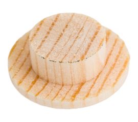 Деревянная заглушка с широкой шляпкой ЕВРОПАРТНЕР 10 мм, сосна, 12 шт. 16 1103 1 