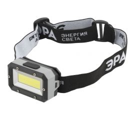 Налобный светодиодный фонарь ЭРА GB-708 Шторм, на батарейках, 3 режима, 5 Вт, СОВ, 3хААА Б0052750 