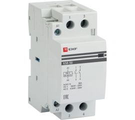 Модульный контактор EKF 50А, 2п, 220В, 2NO, КМ km-2-50-20 