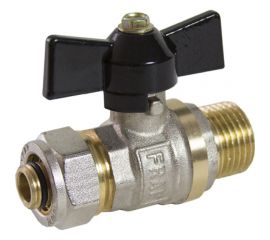 Шаровой кран Frap для металлопластиковой трубы 1/2х16 нар/ц 531333 