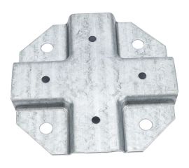 Краб-система Крепче Х-образный, оцинк., 25x25 мм, 20 шт. 2947751 