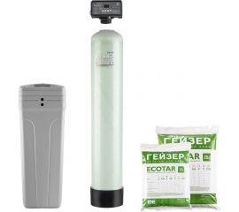 Установка обезжелезивания (до 15 мг/л) и умягчения воды Гейзер аквашеф m 322 автоматическое управление на 1-2 точки водоразбора 33677 