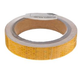 Светоотражающая самоклеящаяся лента СИМАЛЕНД желтая, 2 см х 8 м 5155972 