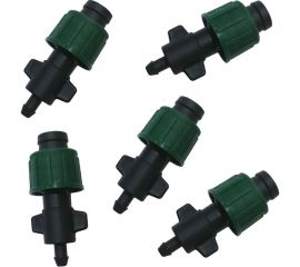 Старт-коннектор капельного полива 4 мм для трубки 16 мм Профитт 5 шт 1640714 