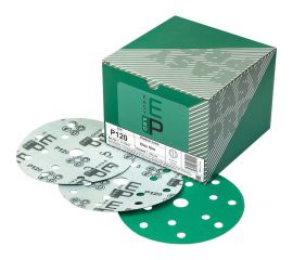 Круг абразивный на пленке 150 мм, P120, 15 отв., 100 шт EASY PRO 7112010 