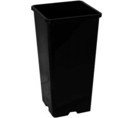 Горшок для рассады Ангора 2 л, 11x11x21.5 см, черный А5502чр 