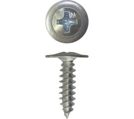 Саморез Daxmer ПШ 4,2x16 с прессшайбой острый белый цинк 1 кг 413905 