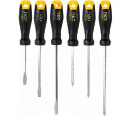 Набор отверток DELI dl620006 SL5x75, SL5x100, SL6x150, PH1x75, PH1x100, PH2x150, 6 шт. 104547 