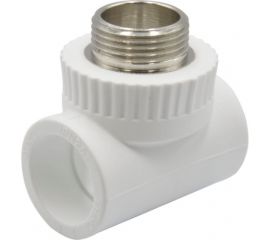 Комбинированный тройник VRT наружная, 32х1х32 EVER plast, белый, Россия 538254 