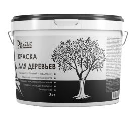 Краска для садовых деревьев PARITET белая матовая, 3 кг PD-006 