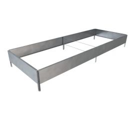 Готовая грядка Delta-Park GX 0.70х1.9 м, серебристая 30020GX_70180Zn 