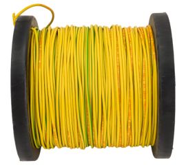 Провод ПУГВ Торкабель 1,0 желтый-зеленый 100м на катушке 0749524537035 