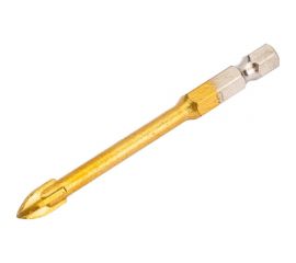 Сверло перьевое по керамограниту, керамике и стеклу 6 мм, 4 грани TORGWIN T474424 