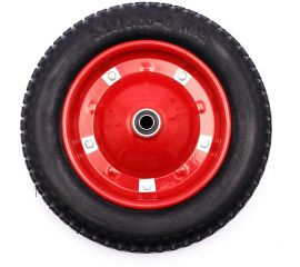 Колесо полиуретановое без камеры 13x3.00-8, 20/90 мм для тачки ENIFIELD 13X3.00-8 20/90мм 