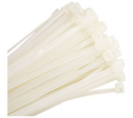 Кабельный хомут duwi нейлон, 200x2,5 мм, белый, 100 шт. 30263 6 