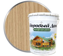 Деревозащитное средство Здоровый дом бесцветный, 20 л 90000857502 