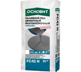Высокопрочный наливной пол Основит НИПЛАЙН FC42 H 25 кг 67763 