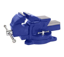 Слесарные поворотные тиски с наковальней KRAFT 80 мм KT 705207 