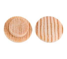 Деревянная заглушка с широкой шляпкой ЕВРОПАРТНЕР 12 мм, сосна, 10 шт. 16 1185 1 