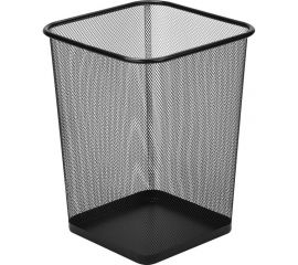 Квадратная корзина Attache 268х268x355 мм, металлическая сетка, 17л, черная 383313 