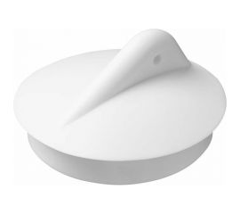 Пробка для ванн, раковин Профитт диаметром 40 мм, белая 2226377 