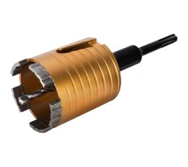 Коронка алмазная Эксперт по бетону 68 мм, SDS-plus, безударная, 5 турбосегментов 10 мм ПРАКТИКА 908-269 