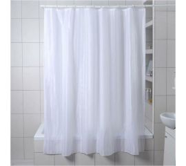 Штора для ванной Доляна Полоска 180х180 см, полиэстер, белый 4439073 