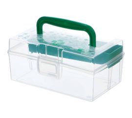 Дорожный контейнер для медикаментов Полимербыт 0.8 л, с вкладышем, 170х108х78 мм 63230903 