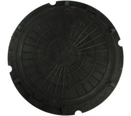 Полимерно-композитный люк Агросток легкий 770x50x25 мм 1,5 т черный 54195 
