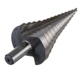 Сверло ступенчатое 14 ступеней, 4-38 мм, сталь HSS, шлифованное Спец 370103 