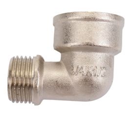 Угольник STI латунный Ду20х15 (3/4""х 1/2"") Ру16 ВР/НР переходной, никелированный D270-05070 