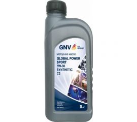 Синтетическое моторное масло GNV Global Power Sport 5W-30 Synthetic C3, 1л GPS1010564010130530001 