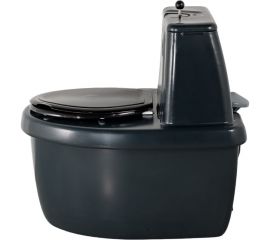 Торфяной туалет Gigant Комфорт графит GNT-9 