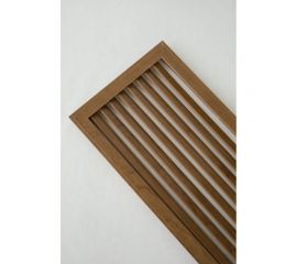 Радиаторная решетка Торговый дом Аргумент ПВХ темная вишня 0,6x0,6 APKG358White 