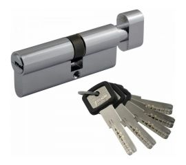 Цилиндровый механизм НОРА-М ЛПУВ.УК-80 45-35 хром Х 15080 