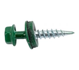 Саморез Невский Крепеж КР RAL 6002 лиственно-зеленый, св., 4,8x28, 30 шт. 931413 