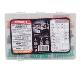 Пристрелочный набор гвоздей по бетону и металлу Fedast №2 FD-ComboPack-CN-2 