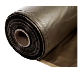 Техническая полиэтиленовая пленка Izoway черная, рукав 4/100 мкм, 1500 мм, 100 м 13064 