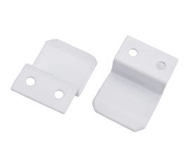 Комплект креплений москитной сетки Невский Крепеж металл, 2 верх + 2 низ, белый, пакет нк 826239 