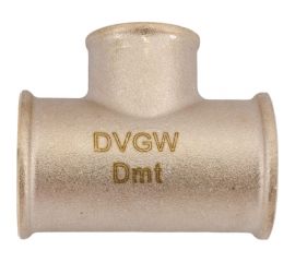 Тройник Viega ВВВ, 3/4"", 1/2"", 3/4"", бронза RX, переходной 264468 