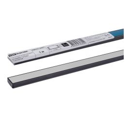 Алюминиевый профиль TDM накладной черный 1506 1 м, матовый рассеиватель, 2 заглушки, 2 крепежа SQ0331-0491 