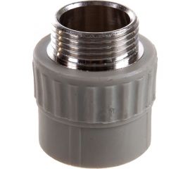 Муфта комбинированная с наружной резьбой VALFEX PP-R серая, 32 мм х1"" 10130032Г 127-0364 