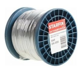 Круглопрядный стальной трос STARFIX SWR М1.5, DIN 3055, бухта 200 м SMP-53685-200 