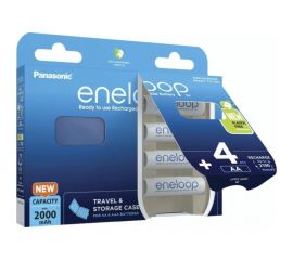 Аккумулятор Panasonic eneloop BK-3MCDEC4BE 2000mAh AA R6 +футляр BL4 УТ-00000799 