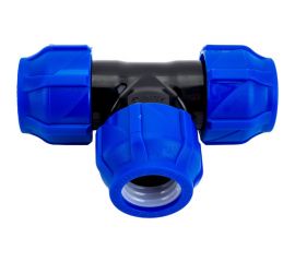 Компрессионный тройник VALFEX ПНД, 25-25-25 1210012252525 