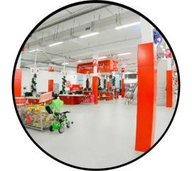 Сферическое зеркало для помещений ТЕХНОЛОГИЯ d-600 мм К 4197 