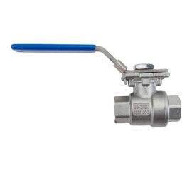 Кран DN.ru КШМП.316.230-ISO Ду15 Ру63 SS316 резьбовой с ISO фланцем D160-05351 