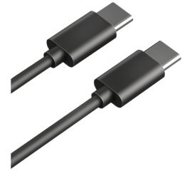 Дата-кабель AKAI Type C- Type С , 1,2м, 3А, PVC , черный CE-469B 