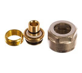 Компрессионный фитинг для труб PEX-AL-PEX STOUT 16х2,0х3/4 RG008P29KAE7RH 